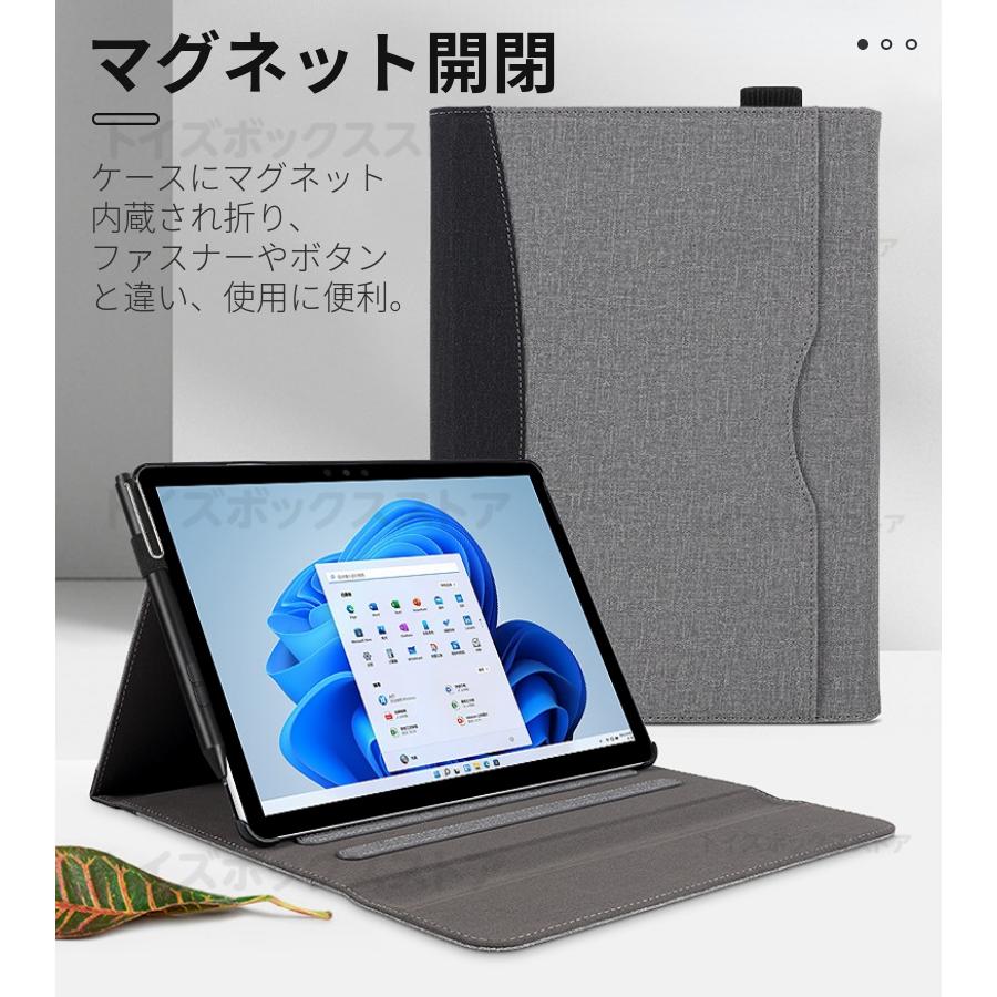 Microsoft Surface Go 4 3 2 1 ケース Pro 11 10 9 レザーケース 8