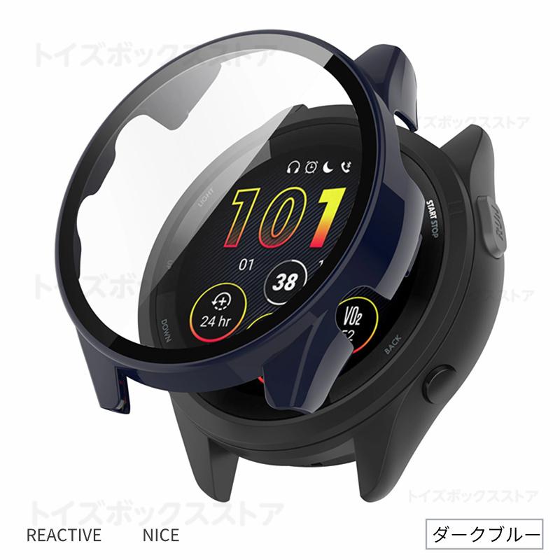 Garmin Forerunner 265S ケース ガラス保護フィルム カバー ガーミン