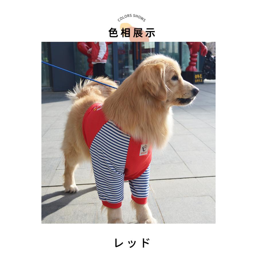 春夏 中/大型犬用術後ウェア イヌ術後服 術後着 肘関節保護服 傷舐め