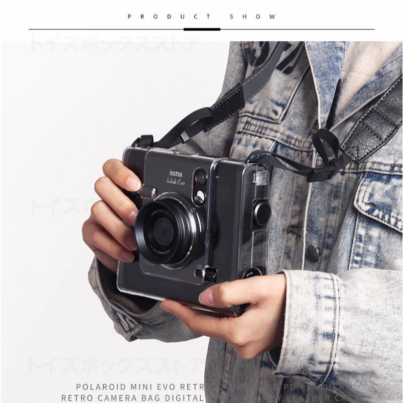 富士FUJIFILM instax WIDE EVO用クリアケースinstax 400用保護ケース