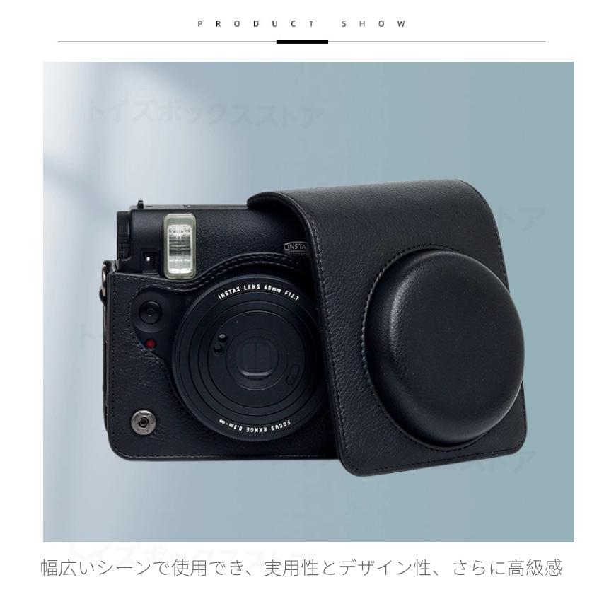 富士instax mini 99 レザーケース カバー収納ポーチ FUJIFILM
