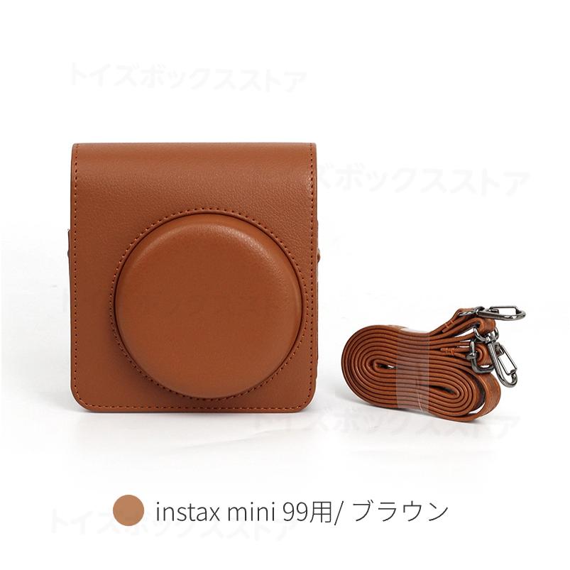 富士instax mini 99 レザーケース カバー収納ポーチ FUJIFILM
