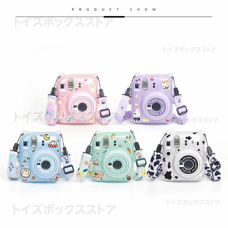 富士FUJIFILM instax mini 13用保護ケースmini 12用保護クリアケース
