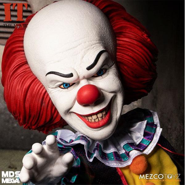 ペニーワイズ　15インチメガスケール　フィギュア　with サウンド　超美品 新品未開封品・在庫品】メズコトイズ MDS デザイナーシリーズ IT