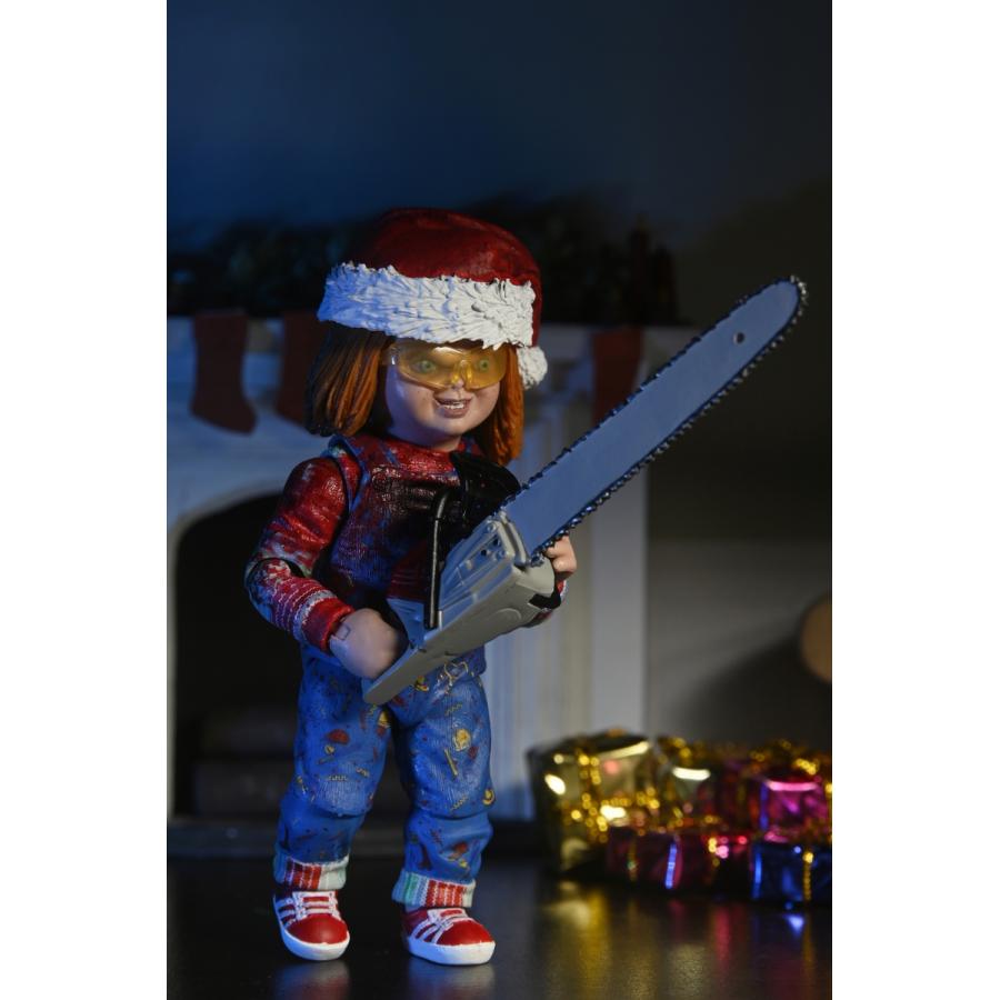 NECA ネカ Chucky TVシリーズ チャッキー アルティメット アクションフィギュア ホリデー ver. 2024年10月以降発売予定｜toyshopside3｜09