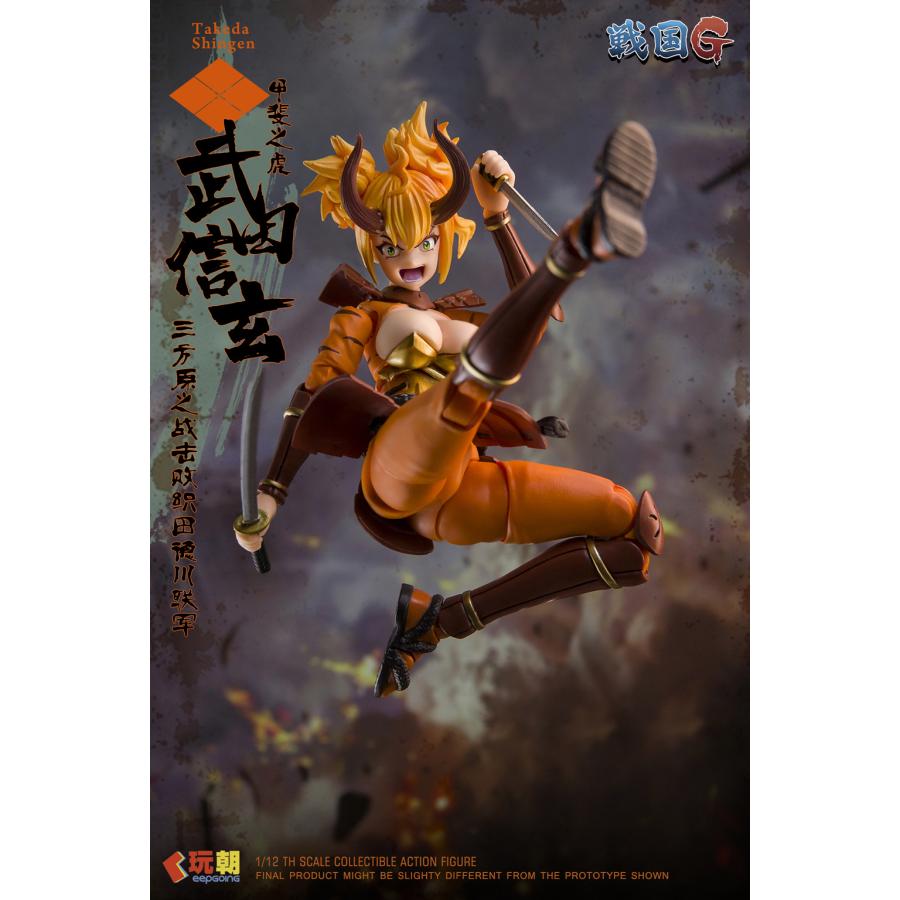 KEEPGOING Studio 戦国Gシリーズ 武田信玄 1/12スケール可動フィギュア