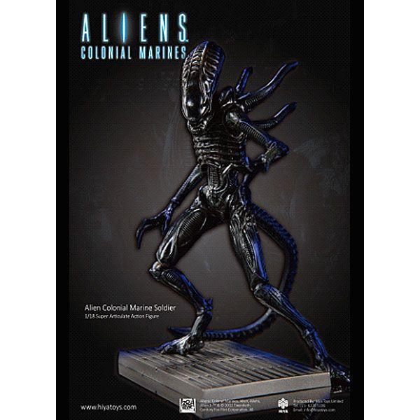ハイヤトイズ エイリアン Colonial Marines 1/18 アクションフィギュア