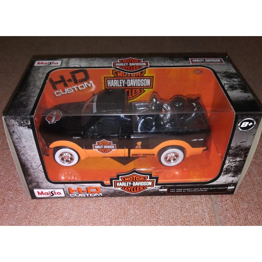 マイスト フォード F−350ピックアップ ハーレーカラー 1/27 ミニカー