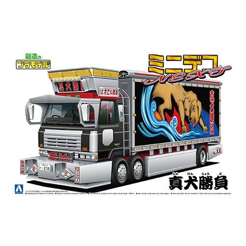 青島文化教材社 真犬勝負（大型冷凍車） 1/64ミニデコNEXTシリーズ4