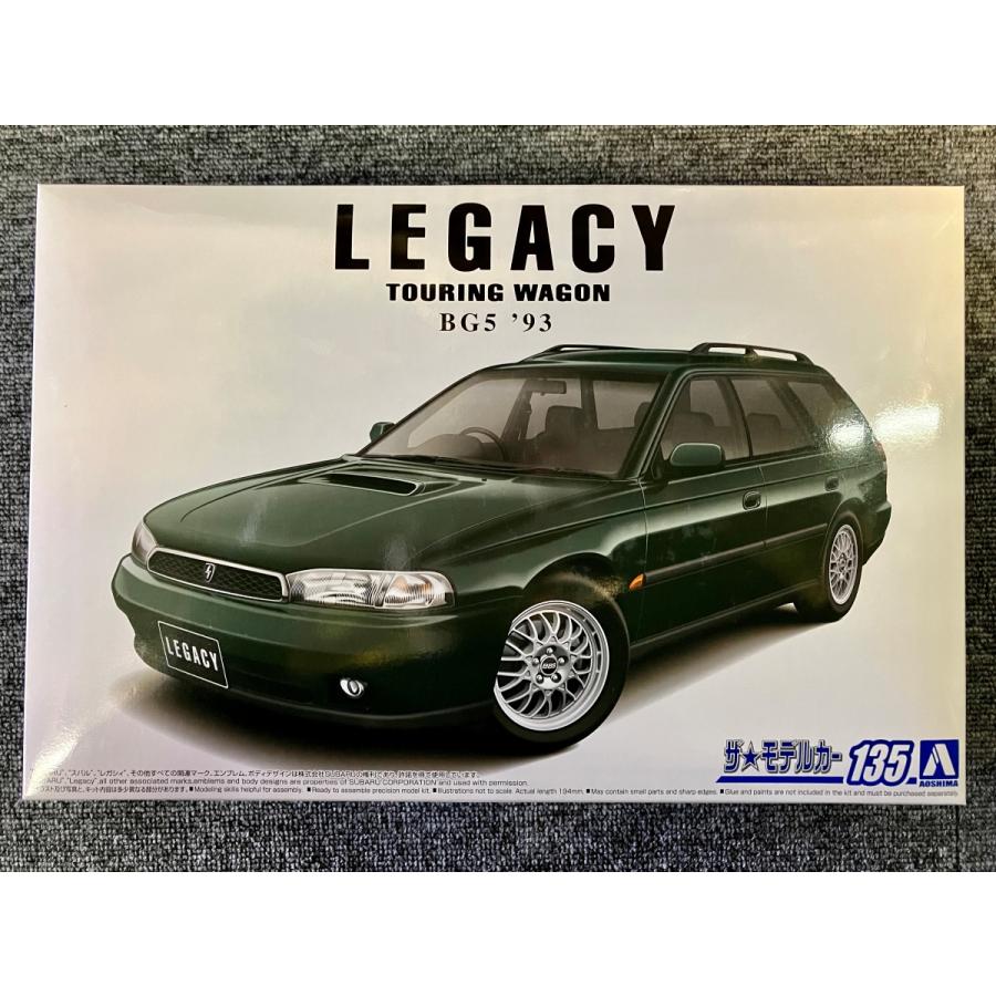 ザ・モデルカー スバル BG5 レガシィツーリングワゴン '93 1/24