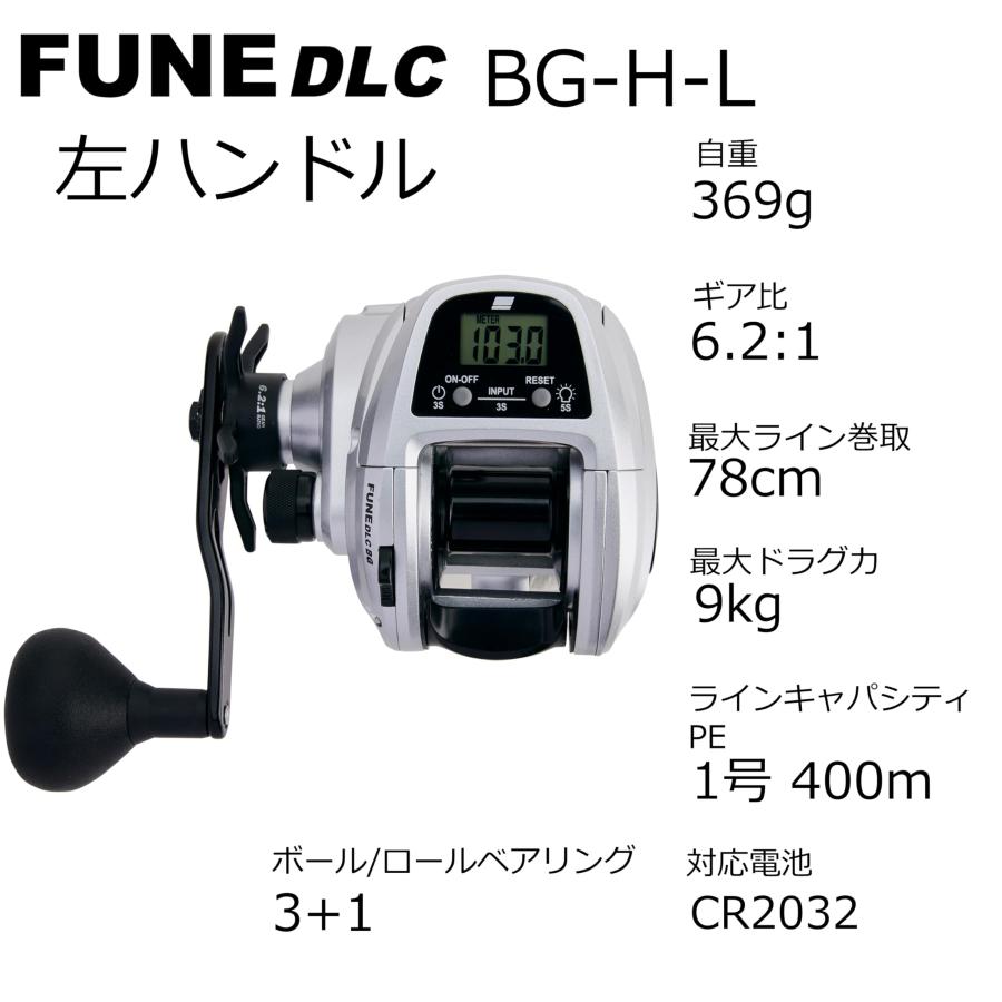 Abu Garcia(アブガルシア) Fune DLC BG H-L 海上釣堀 ジギング