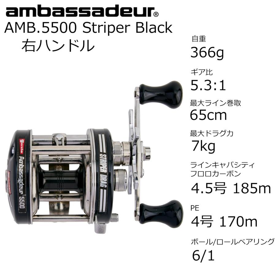 Abu Garcia(アブガルシア) AMB.5500 Striper Black ストライパー