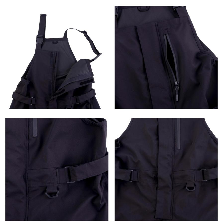 Abu Garcia (アブガルシア) 3レイヤー ビブパンツ ブラックXL レイン