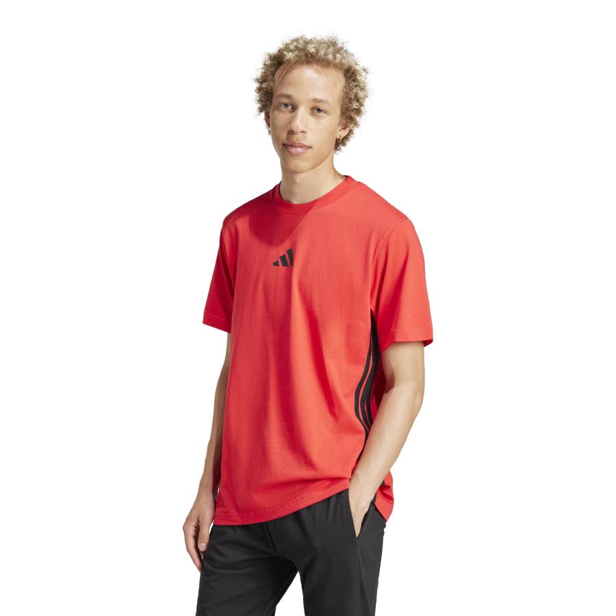 アディダス] M ESS 3S SJ Tシャツ メンズ ピュアルビー/ブラック