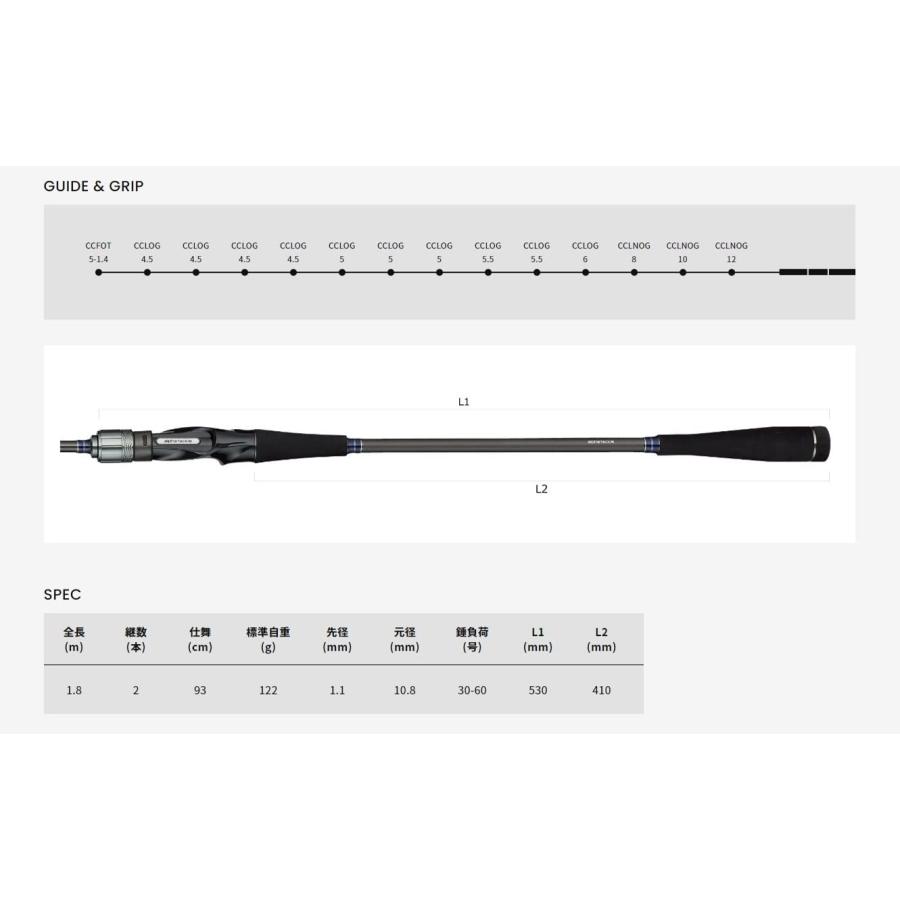 アルファタックル(Alpha Tackle) ロッド 船竿 タチウオテンヤ FT 82-180MHの画像