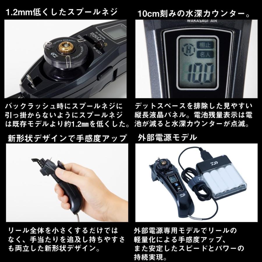 ダイワ(DAIWA) ワカサギ用 電動リール クリスティアワカサギ ＡＩＲ ブルーパープルムーブ