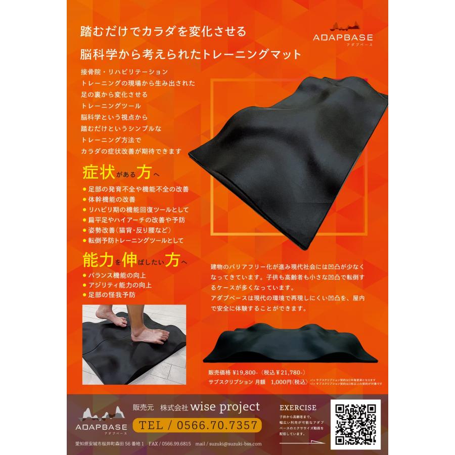 アダプベース wise project アダプベース ADAPBASE トレーニングマット 正規販売品