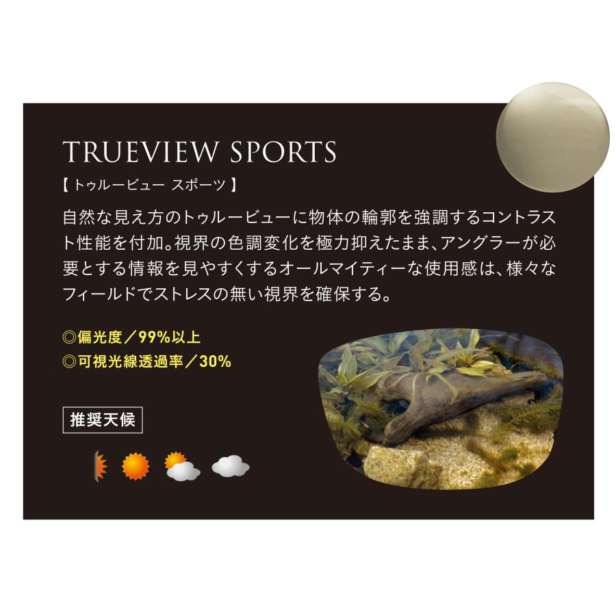 Zeque(ゼクー) 偏光サングラス DD(ディーディー) F-2165 グロスブラック TRUEVIEW SPORTS/ BLUE MIRROR_1
