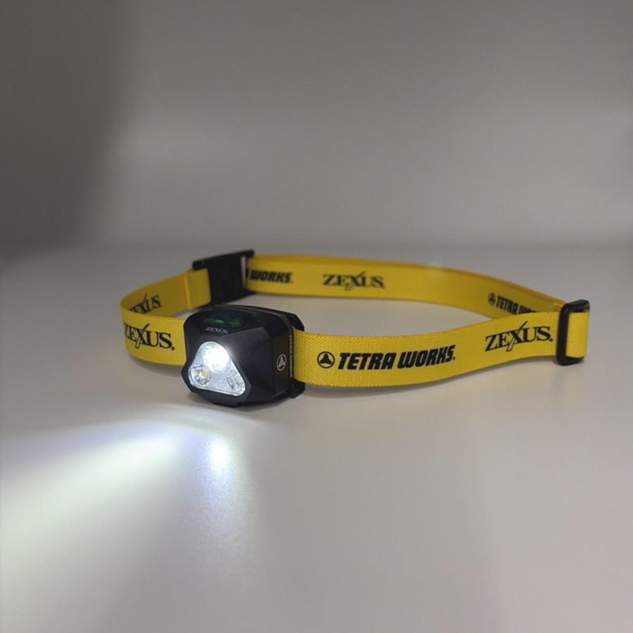 冨士灯器(Fuji Toki) デュオ×ゼクサスコラボモデル LEDネックライト 最大420ルーメン USBタイプC充電式 マグネットネックベルト&コンパクトボディ ZX-R40TW_2