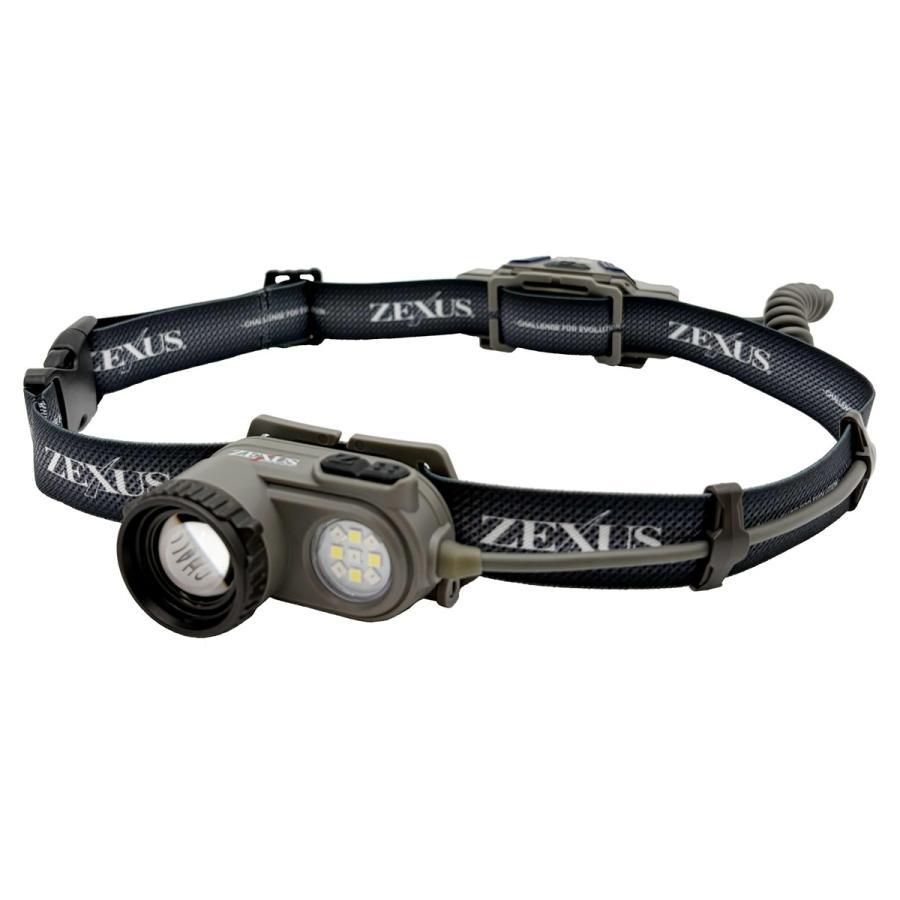 ZEXUS(ゼクサス) LED ヘッドライト ZX-S730 充電式 ZR-02付き [最大