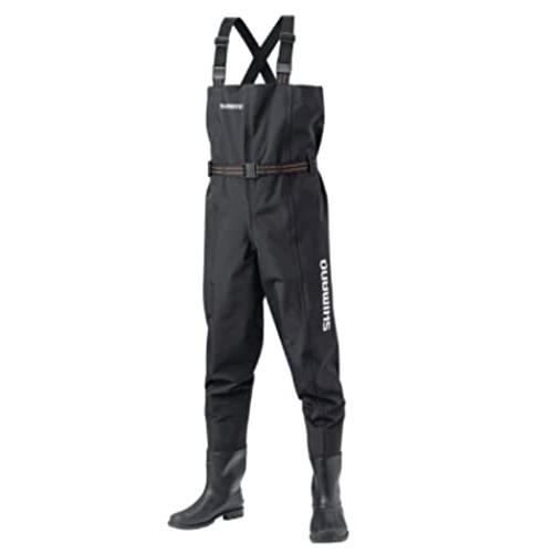 【新品未使用】SHIMANO FF-054T シマノチェストハイウェーダーL 黒 シマノ(SHIMANO) ハイパーウェーダー(チェストハイ・ラジアルソール) L