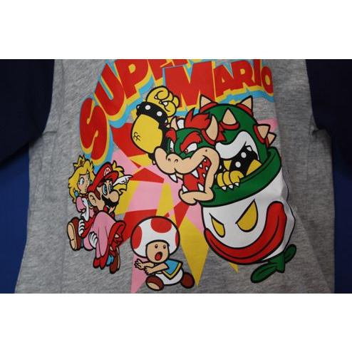 スーパーマリオ Tシャツ クッパクラウン・杢グレー(バンダイ