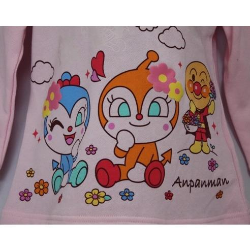 アンパンマン光る！パジャマ・さわってたのしい女児・裏起毛（バンダイ