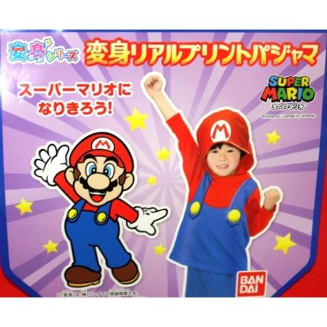 スーパーマリオ変身リアルプリントパジャマ バンダイ トイズなな 通販 Yahoo ショッピング