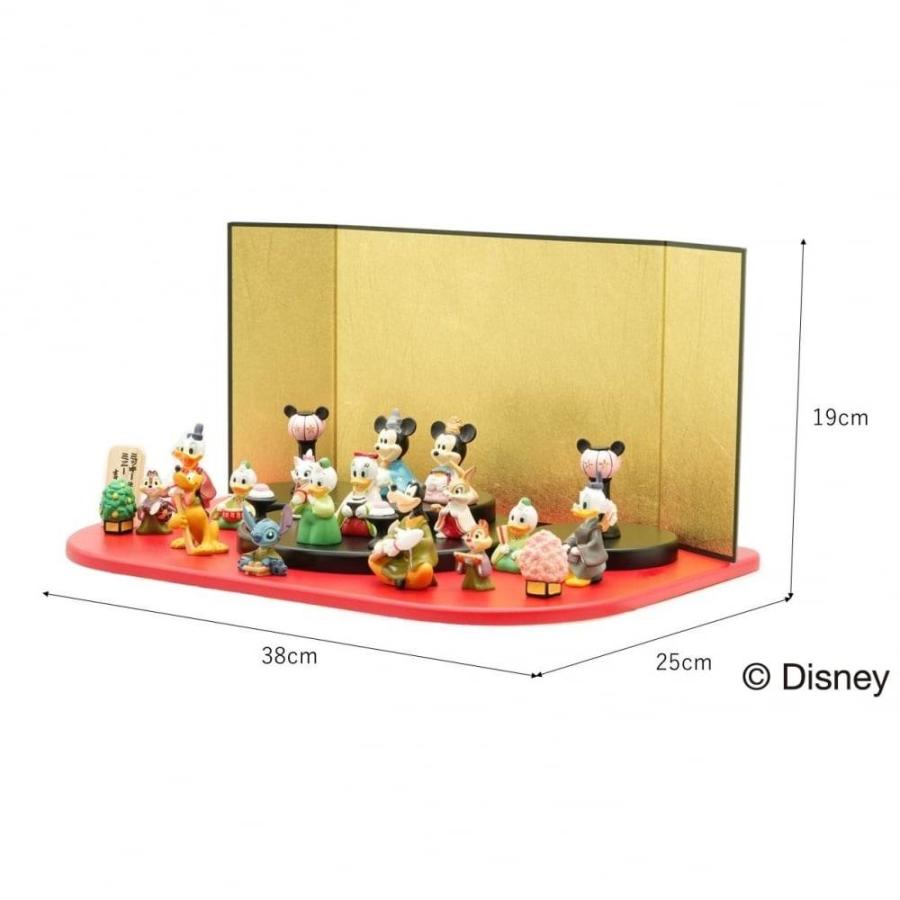 ディズニー　雛人形 ディズニーキャラクター 段飾りひな人形（183118）雛人形 間口