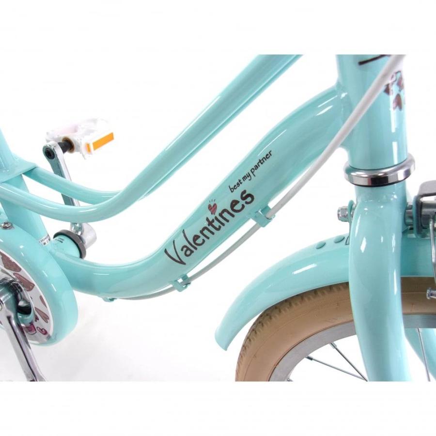 18インチ 身長105〜115cm 子供用自転車 バレンタインキッズ（ミント
