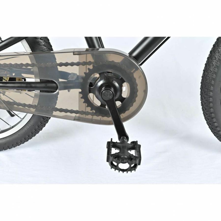 18インチ 身長108〜123cm 子供用自転車 ライズ（マットブラック