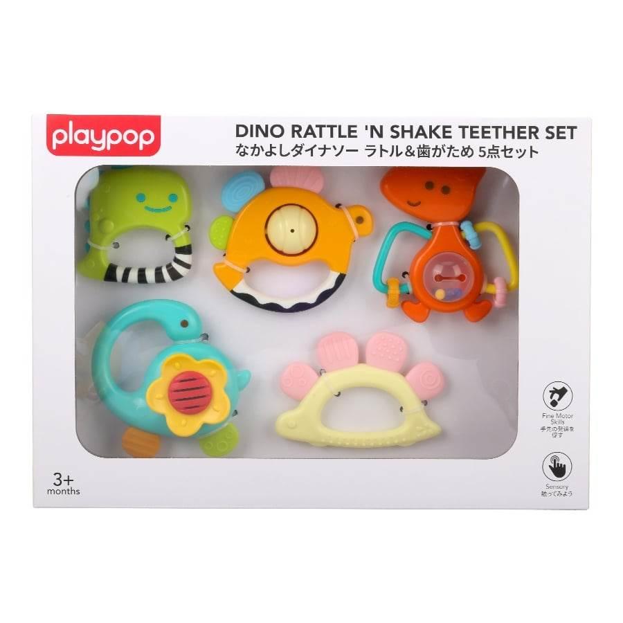 プレイポップ なかよしダイナソーラトル＆歯がため5セット トイザらス