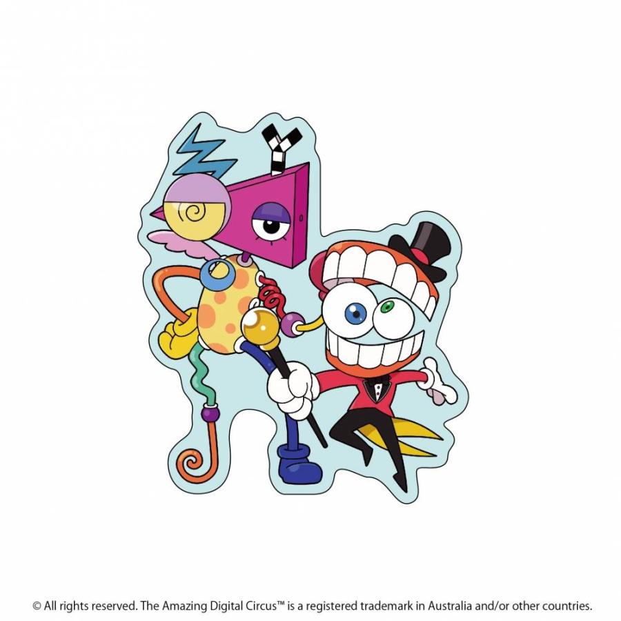 アメイジングデジタルサーカス ミニステッカー（ズーブル＆ケイン