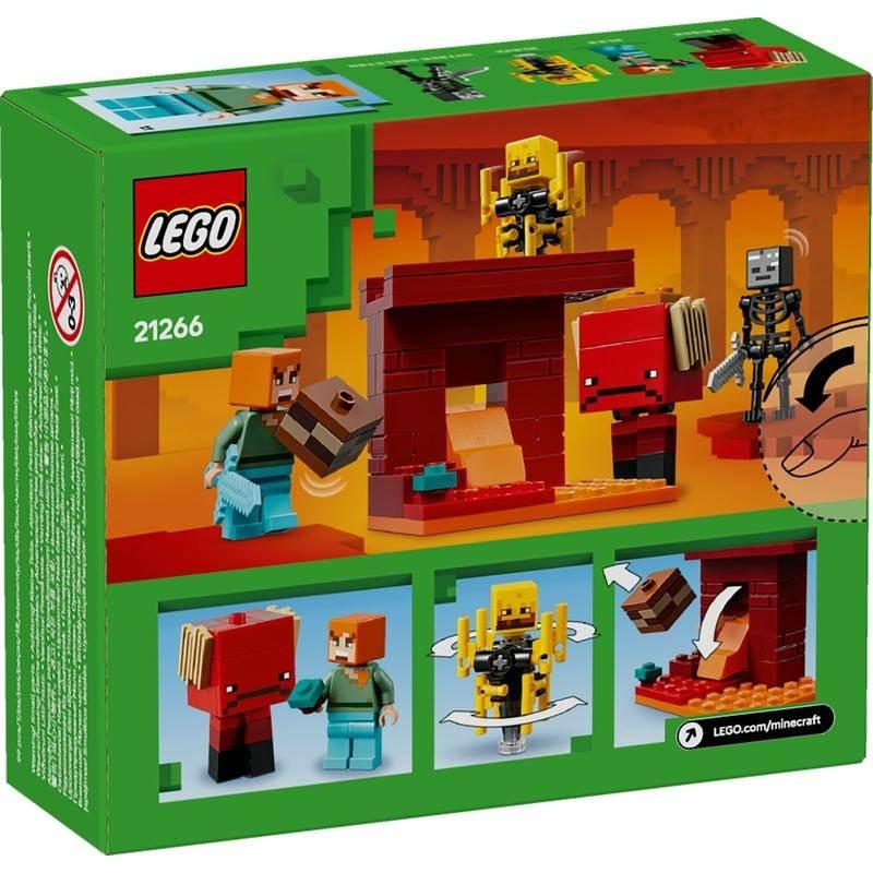 はる商品でございます。 レゴ LEGO マインクラフト ネザーの溶岩バトル 21266 マイクラ