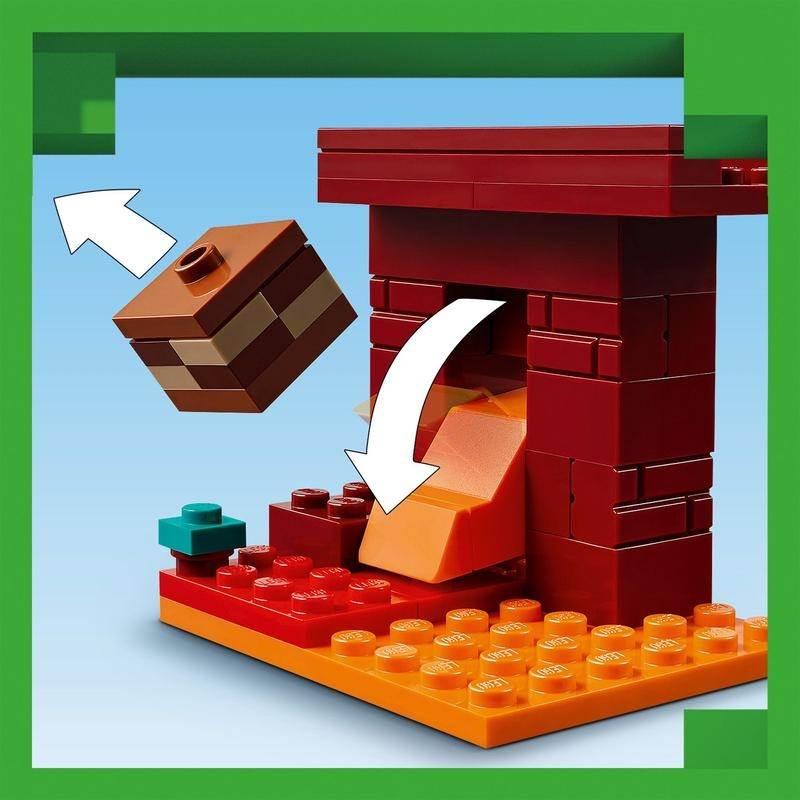 レゴ LEGO マインクラフト ネザーの溶岩バトル 21266 マイクラ