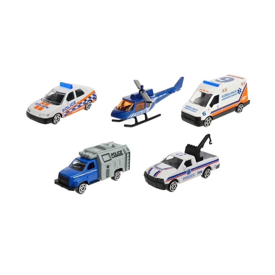 ダイキャストカー 5パック ポリスカーセット トイザらス限定 3歳 4歳 5