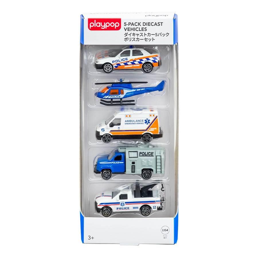 ダイキャストカー 5パック ポリスカーセット トイザらス限定 3歳 4歳 5