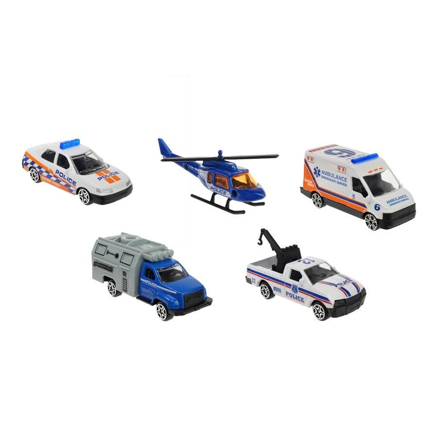 ダイキャストカー 5パック ポリスカーセット トイザらス限定 3歳 4歳 5