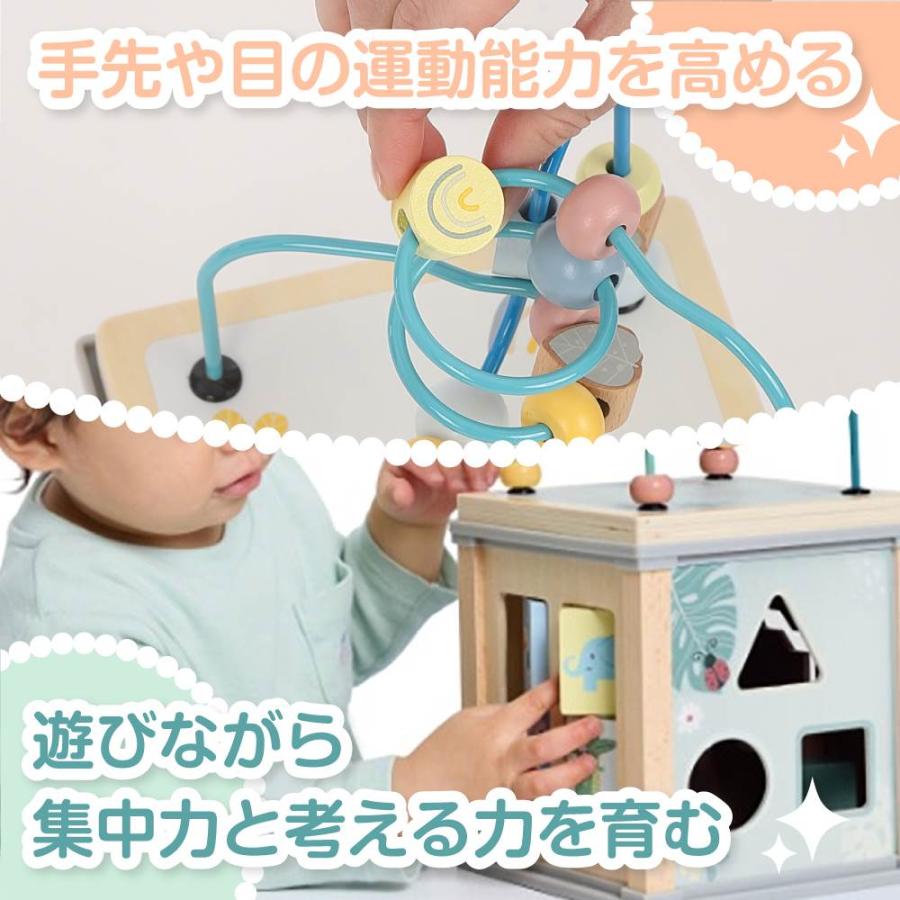 プレイポップ 木製 ミニ アクティビティ キューブ トイザらス限定 指先
