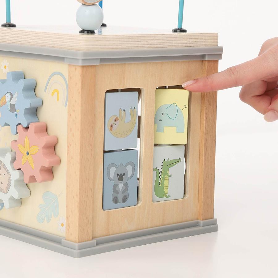 木製ミニ アクティビティ キューブ トイザらス限定 2歳 3歳 4歳 プレイ