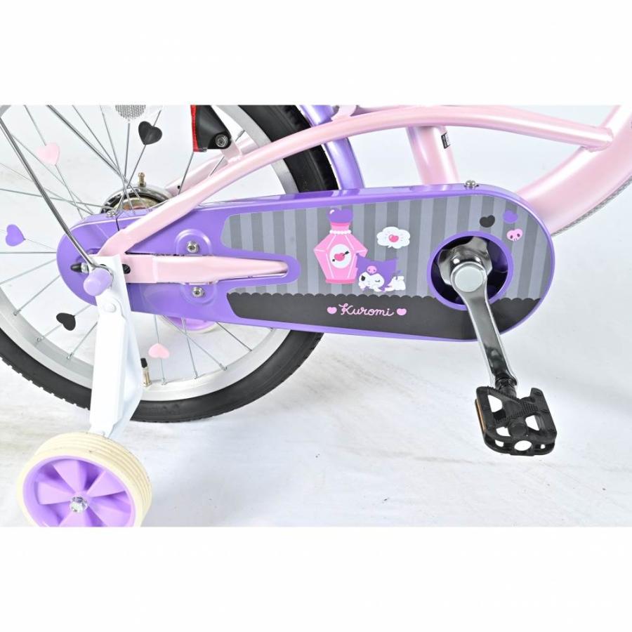 18インチ 身長107〜123cm 子供用自転車 サンリオ クロミ キッズバイク