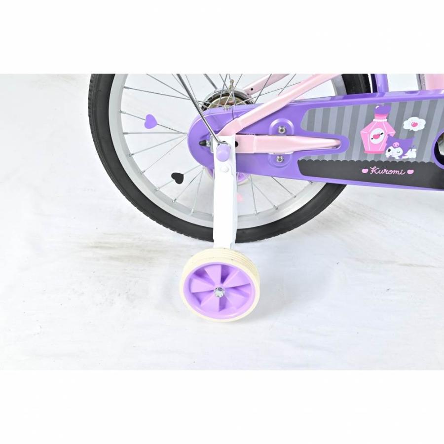 18インチ 身長107〜123cm 子供用自転車 サンリオ クロミ キッズバイク