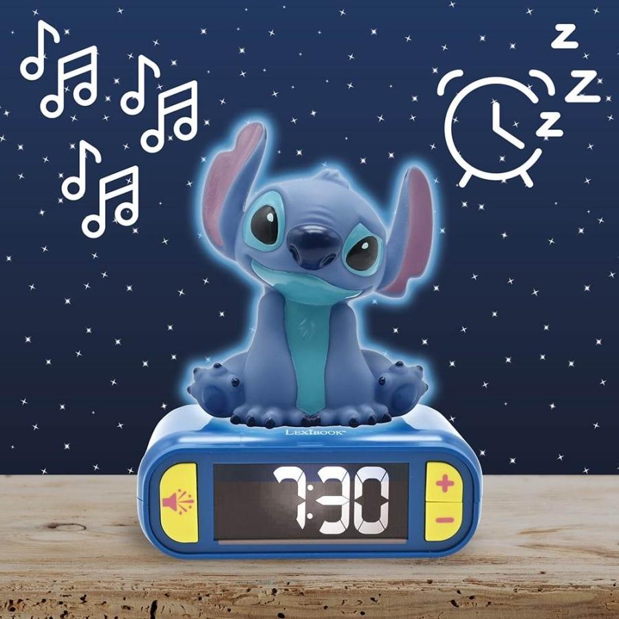 ディズニー スティッチ デジタルアラームクロック エコバッグ付き ディズニー スティッチ デジタルアラームクロック エコバッグ