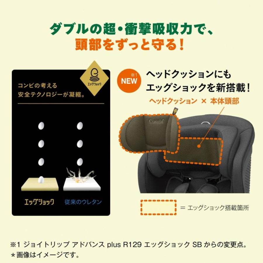 【オンライン限定週替わりセール】Combi コンビ ジョイトリップ アドバンス plus R129 エッグショック SC (ダークグレー) チャイルドの画像
