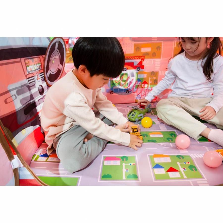 トミカ 遊びも学びもたっぷり消防車 ボールテント トイザらス限定 3歳