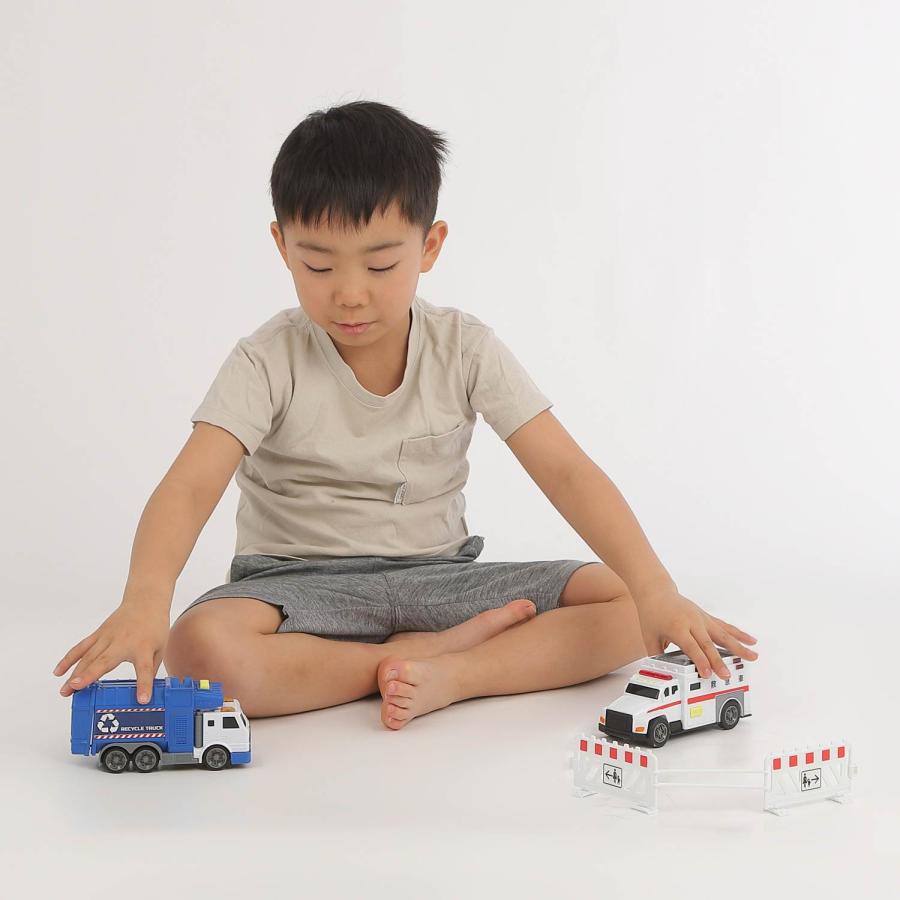 ライト＆サウンド 清掃車＆救急車2台セット トイザらス限定 3歳 4歳 5