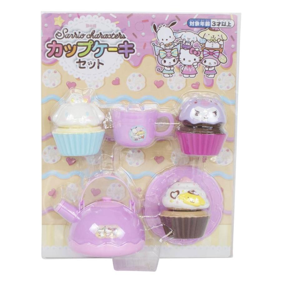 サンリオキャラクターズ カップケーキセット おままごと ディスプレイ
