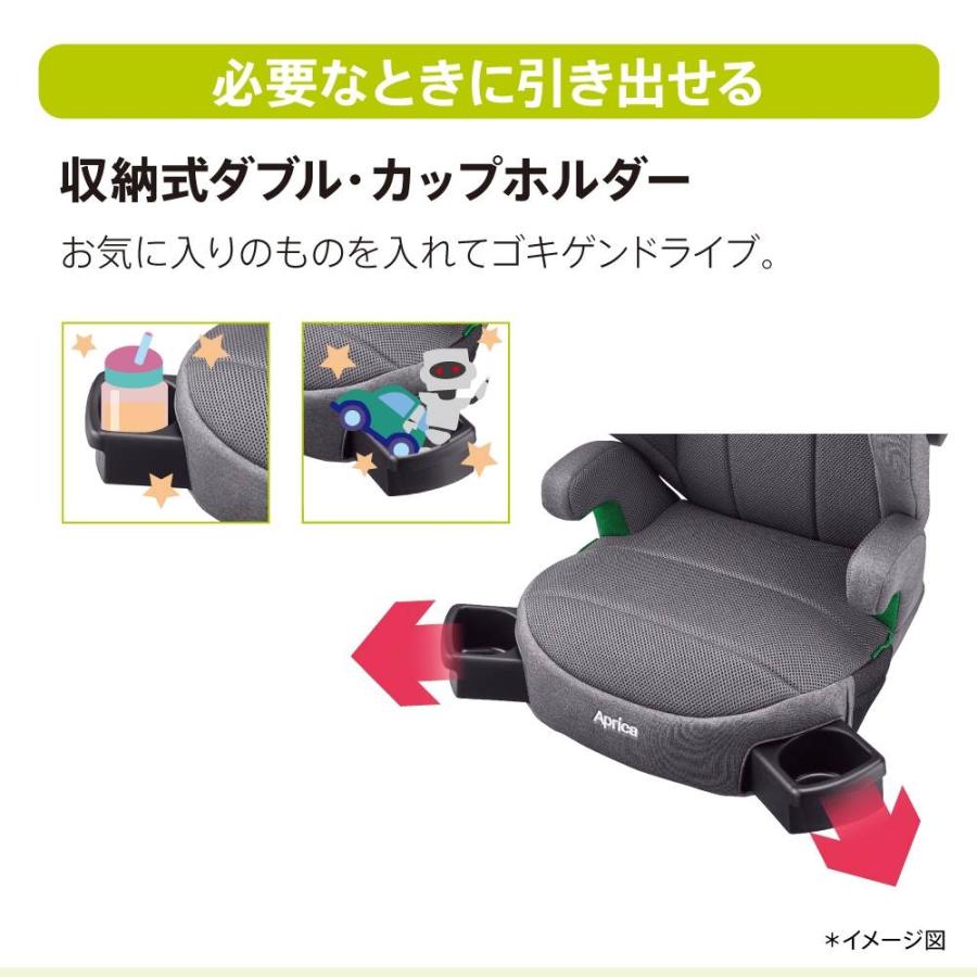 Aprica アップリカ ライドクルー AB (ネイビー) ジュニアシート R129