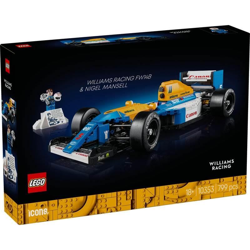 【オンライン限定価格】レゴ LEGO アイコン Williams Racing FW14B & Nigel Mansell 10353｜おもちゃ 玩具_1