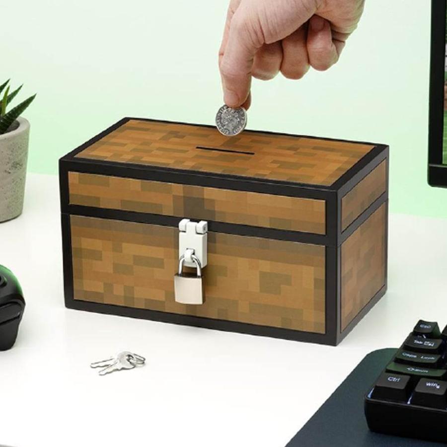 マインクラフト チェスト貯金箱 マイクラ おもちゃ : トイザらス
